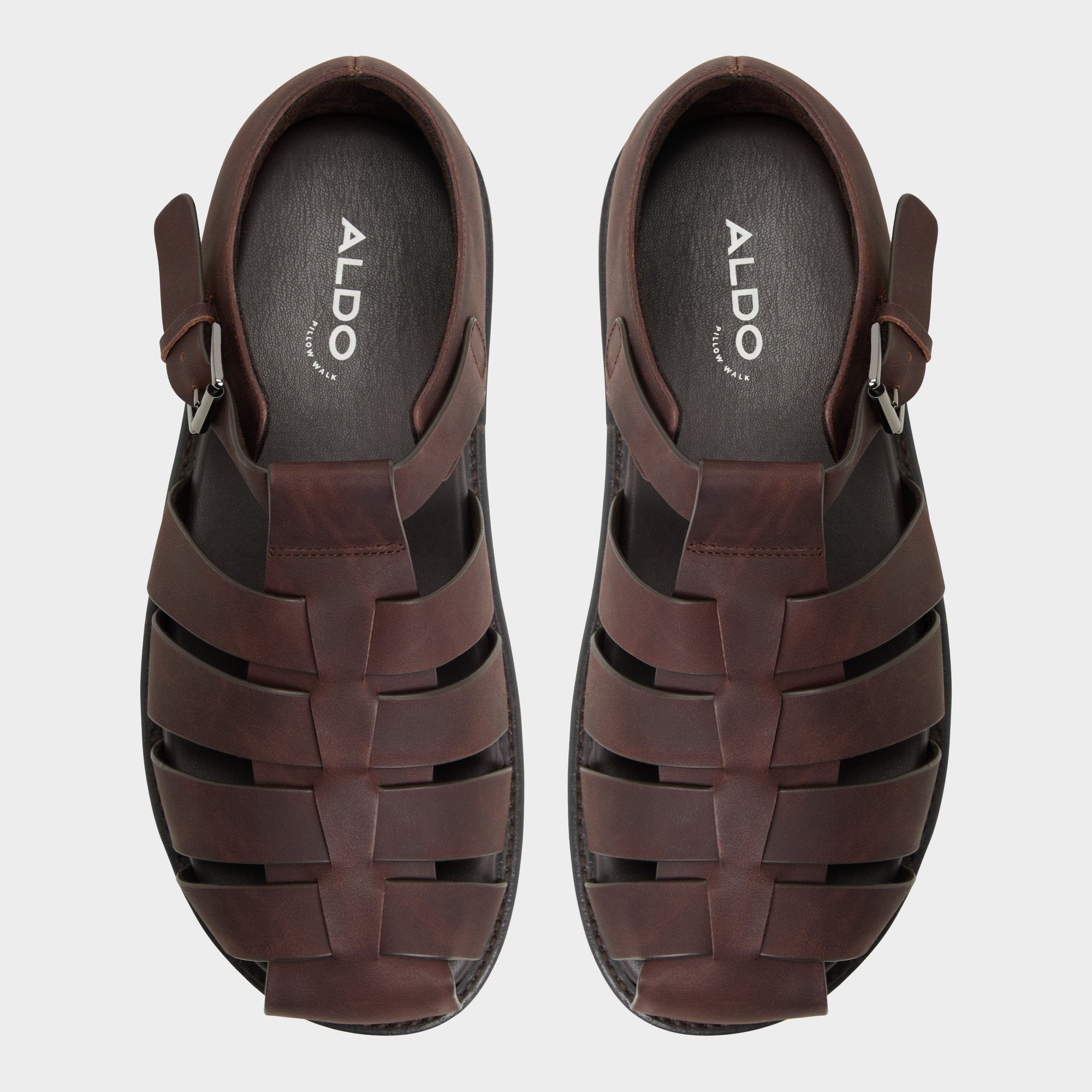 Aldo Wildhaven Brown Overflow Men's Sandals & Slides - Flat sandal Brown Overflow