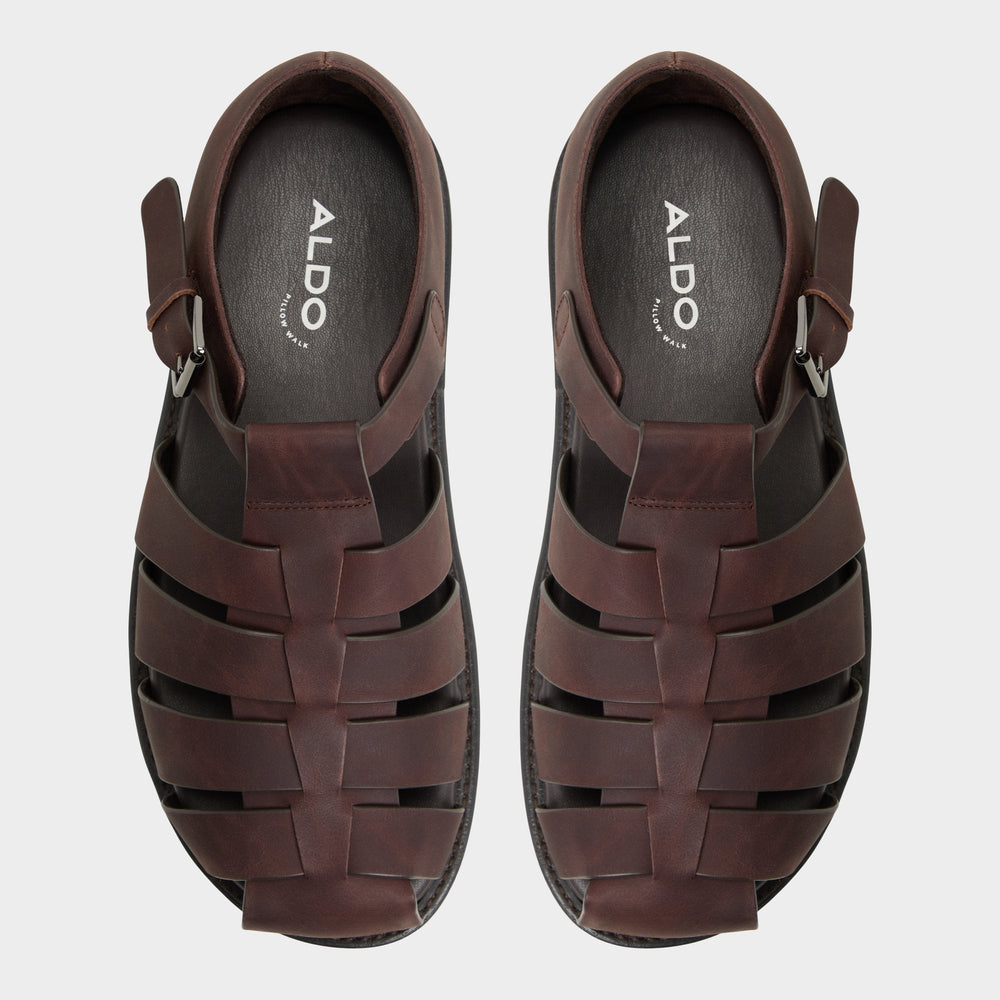 Aldo Wildhaven Brown Overflow Men's Sandals & Slides - Flat sandal Brown Overflow