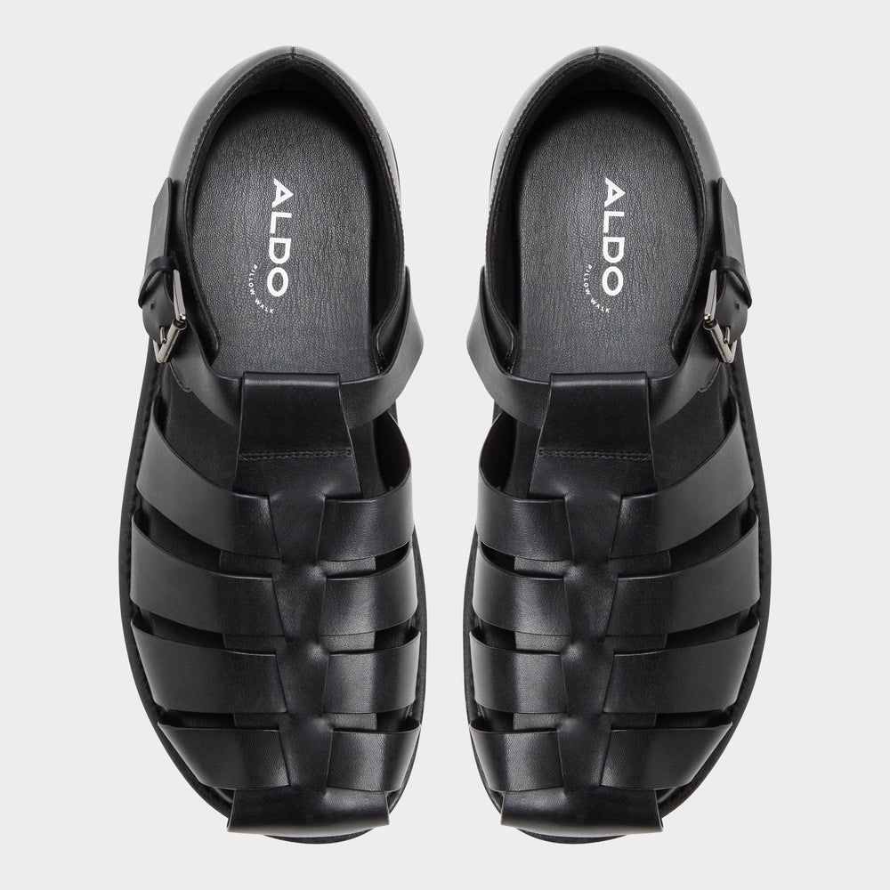 Aldo Wildhaven Black Men's Sandals & Slides - Flat sandal Black