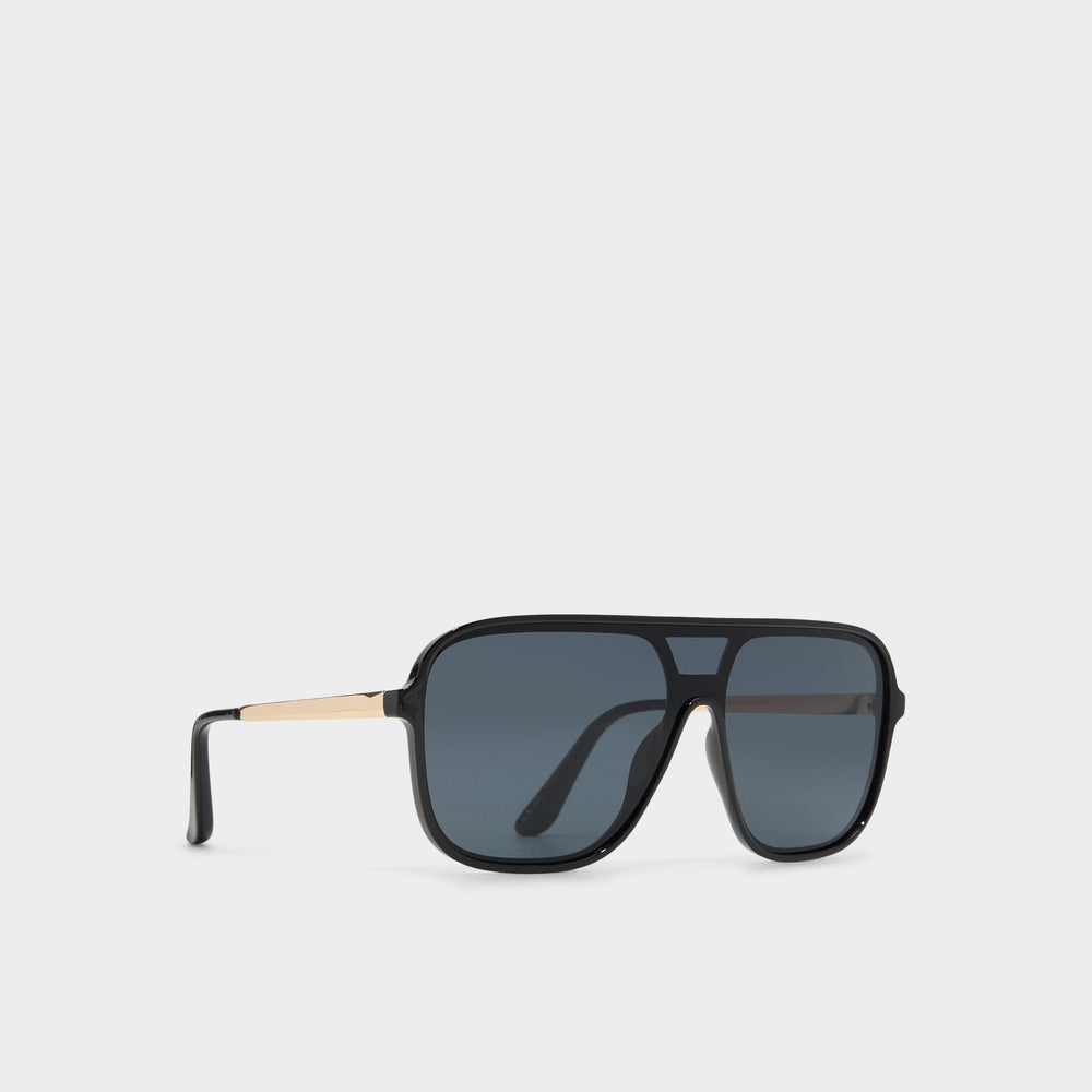 Aldo Kediressi Black/Gold Multi Men's Square - Sunglasses Black/gold multi
