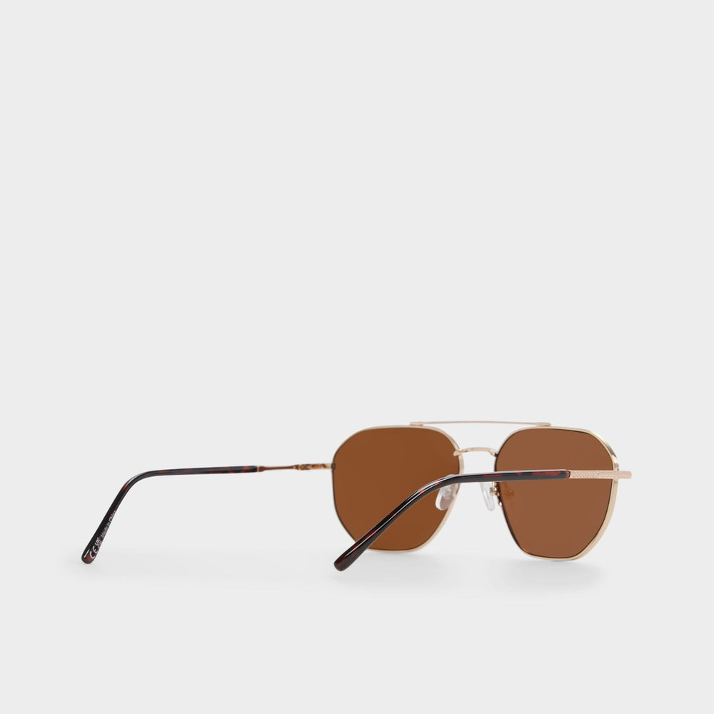 Aldo Biensfeldt in Gold - Aviator sunglasses Gold