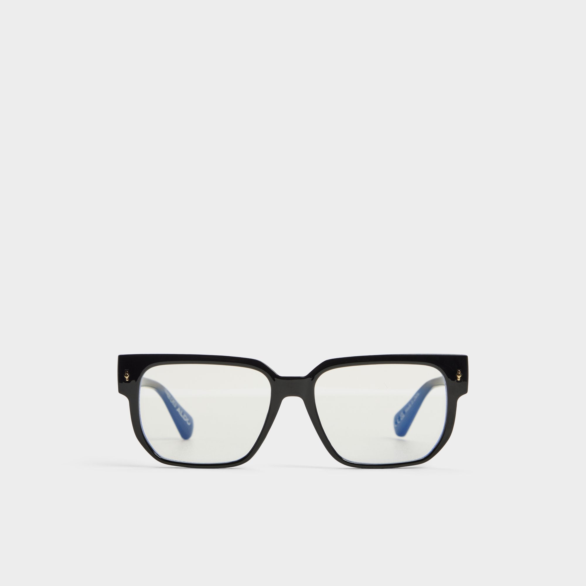 Aldo Nightfall Black Men's Rectangle - Non-prescription reading glasses Black