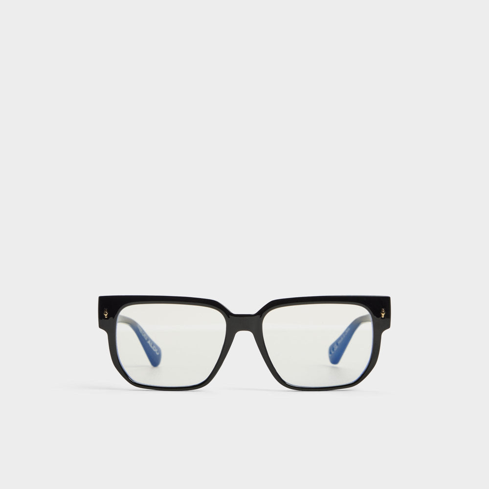 Aldo Nightfall Black Men's Rectangle - Non-prescription reading glasses Black