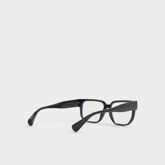 Aldo Nightfall Black Men's Rectangle - Non-prescription reading glasses Black