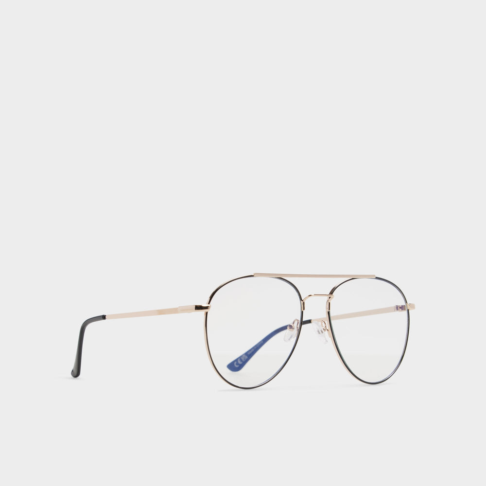 Aldo Edoawen in Black Gold Multi - Non-prescription reading glasses Black/Gold Multi