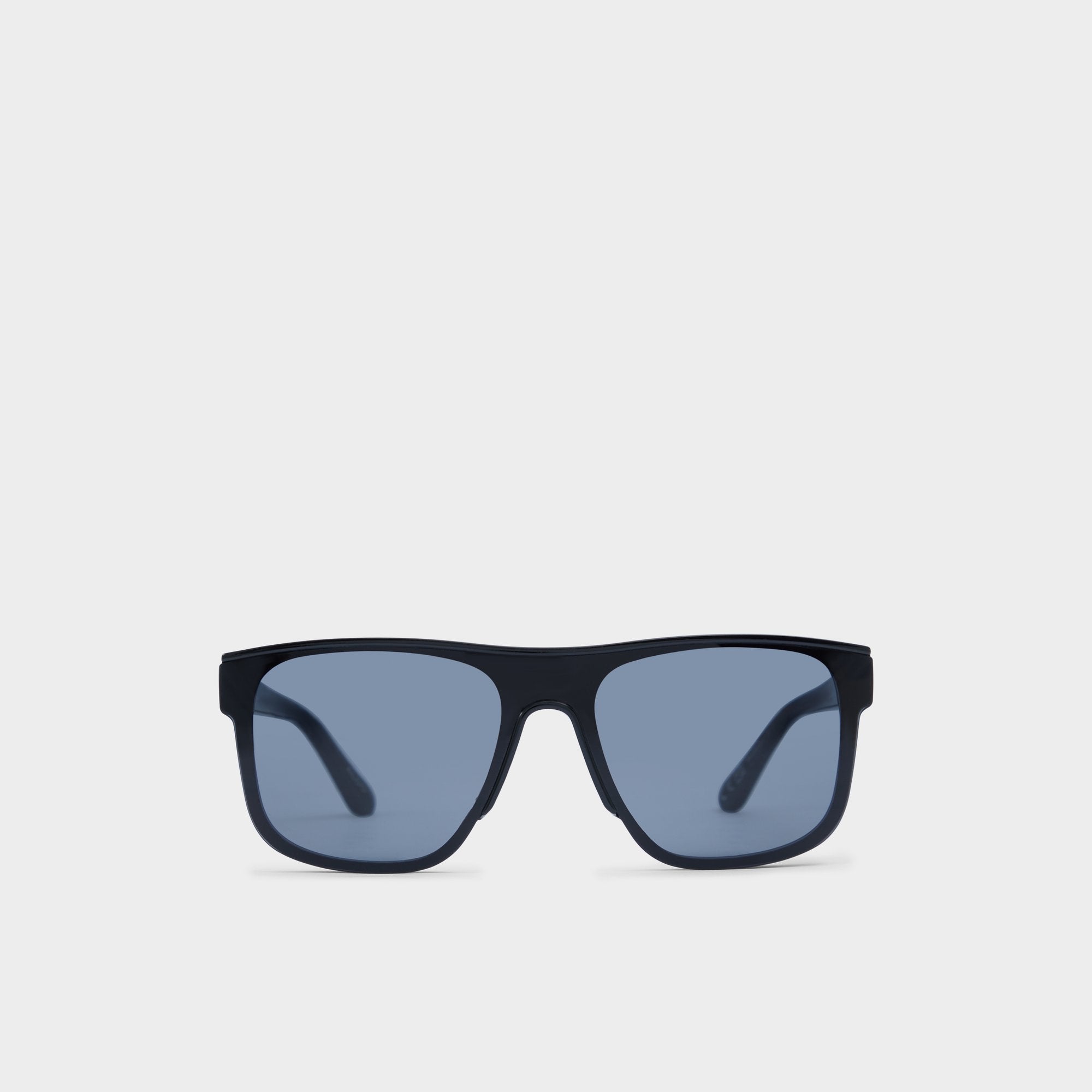 Aldo Tervetes Black Men's Shield - Rectangle sunglasses Black
