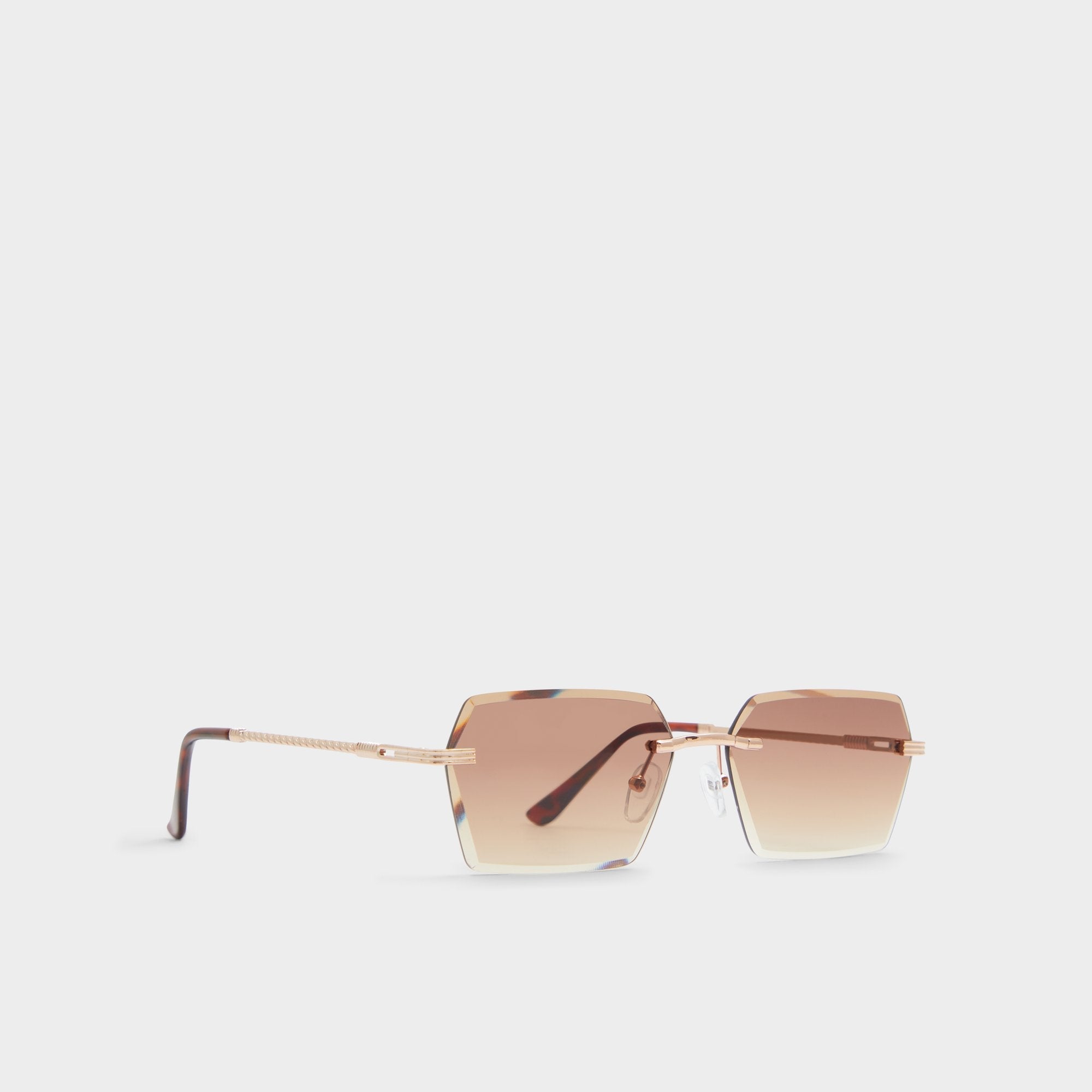 Aldo Arilalith Light Brown Men's Round - Oval sunglasses Light Brown