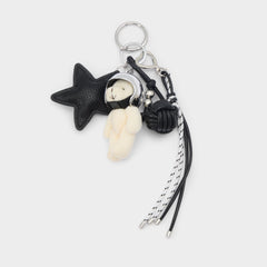 Aldo Astrobear in Black Silver Multi - Bag charm Black/silver multi