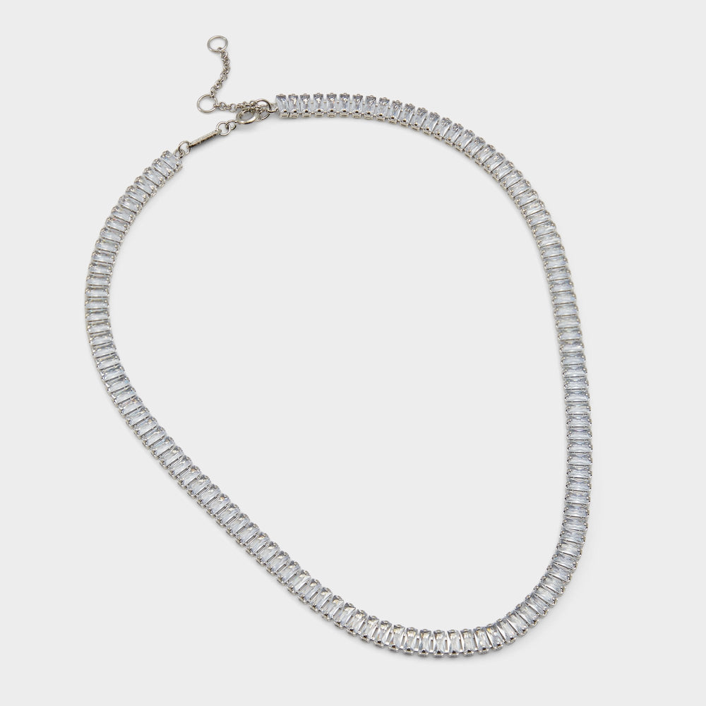 Aldo Maliana Silver/Clear Multi Women's Necklaces - Choker necklace Silver/Clear Multi