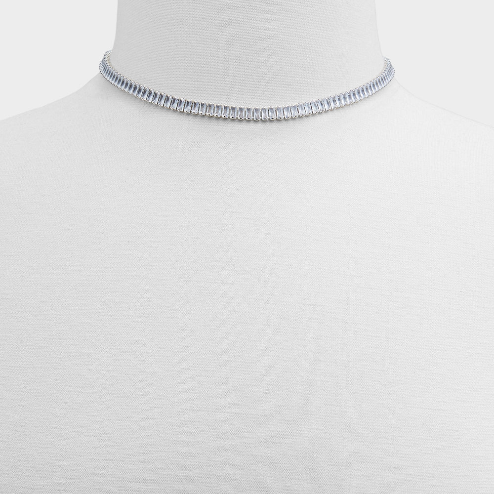 Aldo Maliana Silver/Clear Multi Women's Necklaces - Choker necklace Silver/Clear Multi