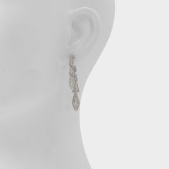 Aldo Serrpente in Silver Clear Multi - Statement earrings Silver/clear multi