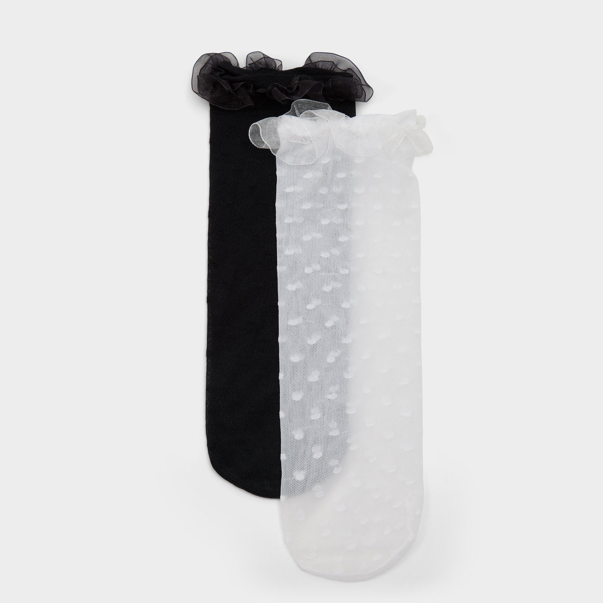Aldo Polkafrill in Black White - Socks Black/white