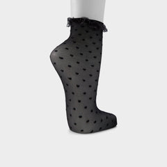 Aldo Polkafrill in Black White - Socks Black/white