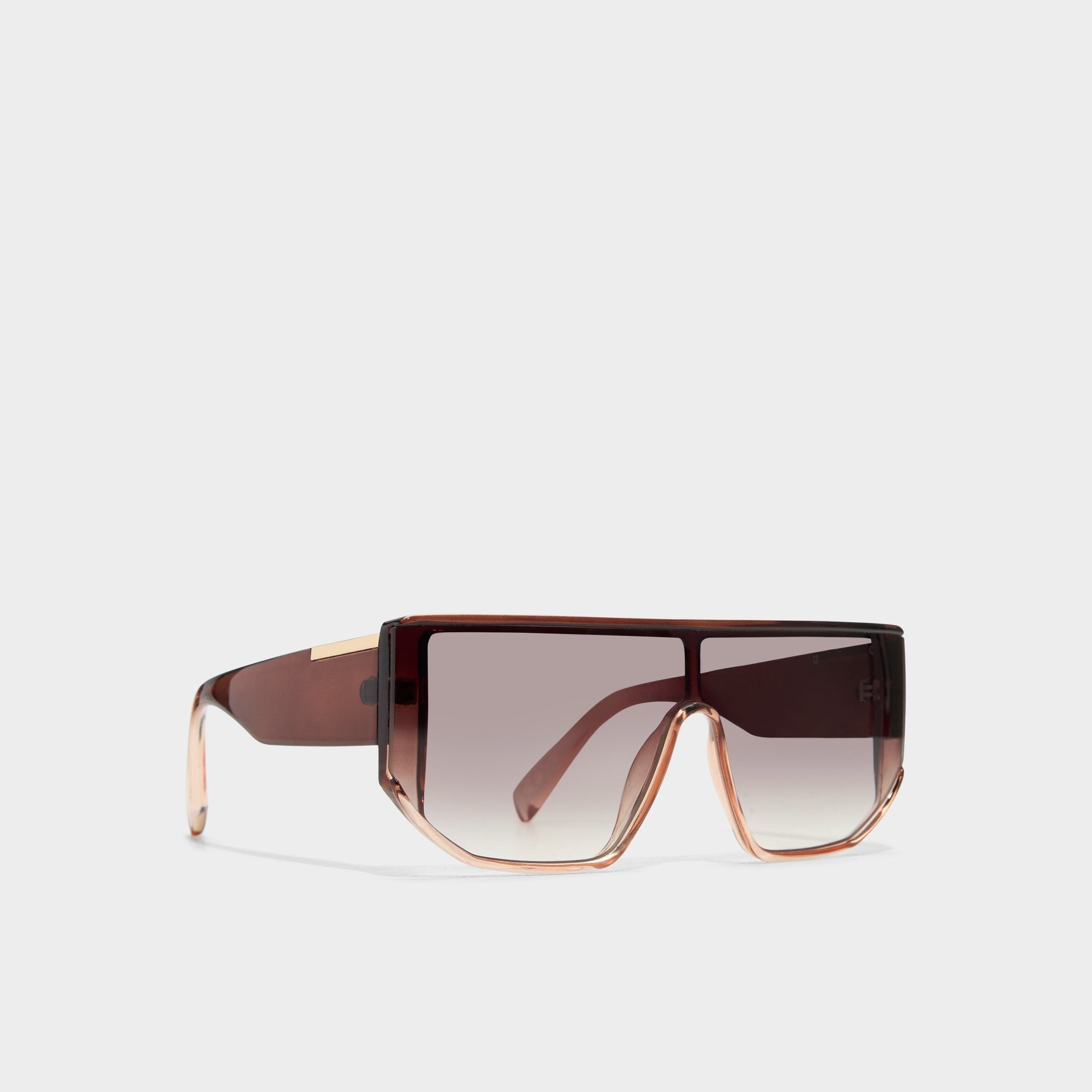 Aldo Thiedan Brown Women's Shield - Shield sunglasses Brown