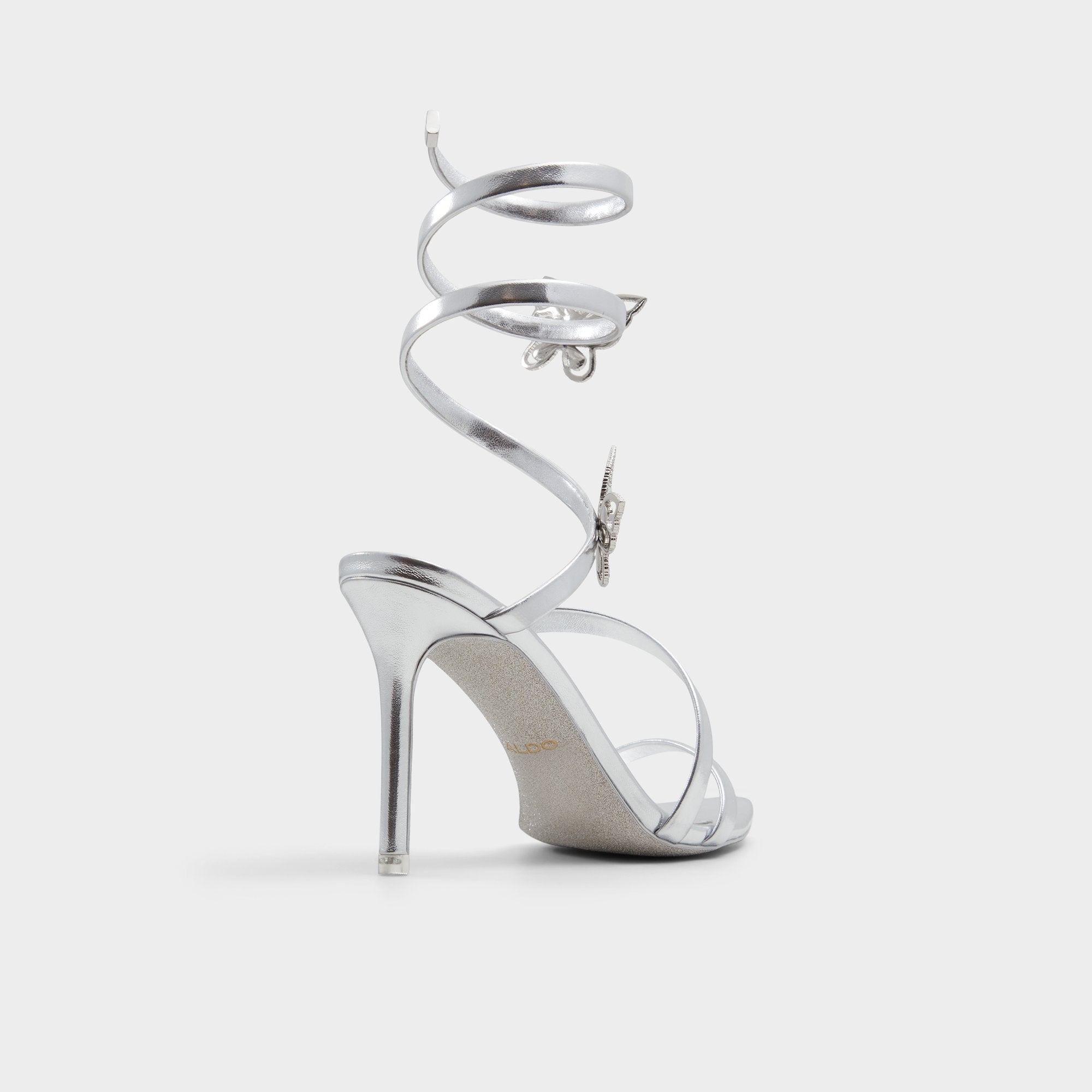 Aldo Ocia in Silver - Stiletto strappy sandal Silver