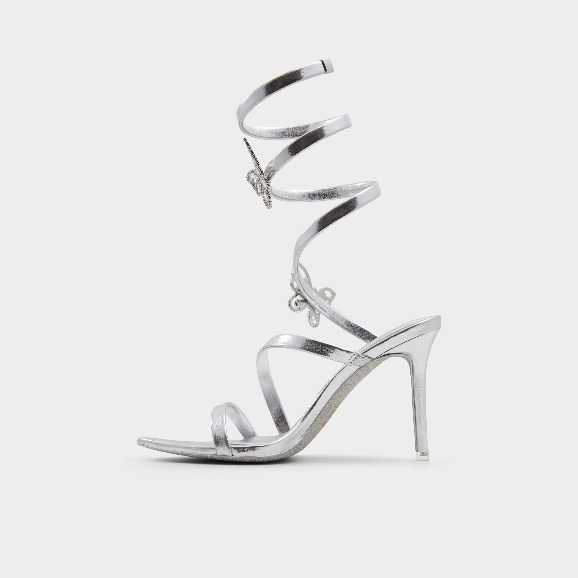 Aldo Ocia in Silver - Stiletto strappy sandal Silver