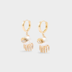 Aldo Kythe Gold/Clear Multi Women's Earrings - Earrings Gold/Clear Multi