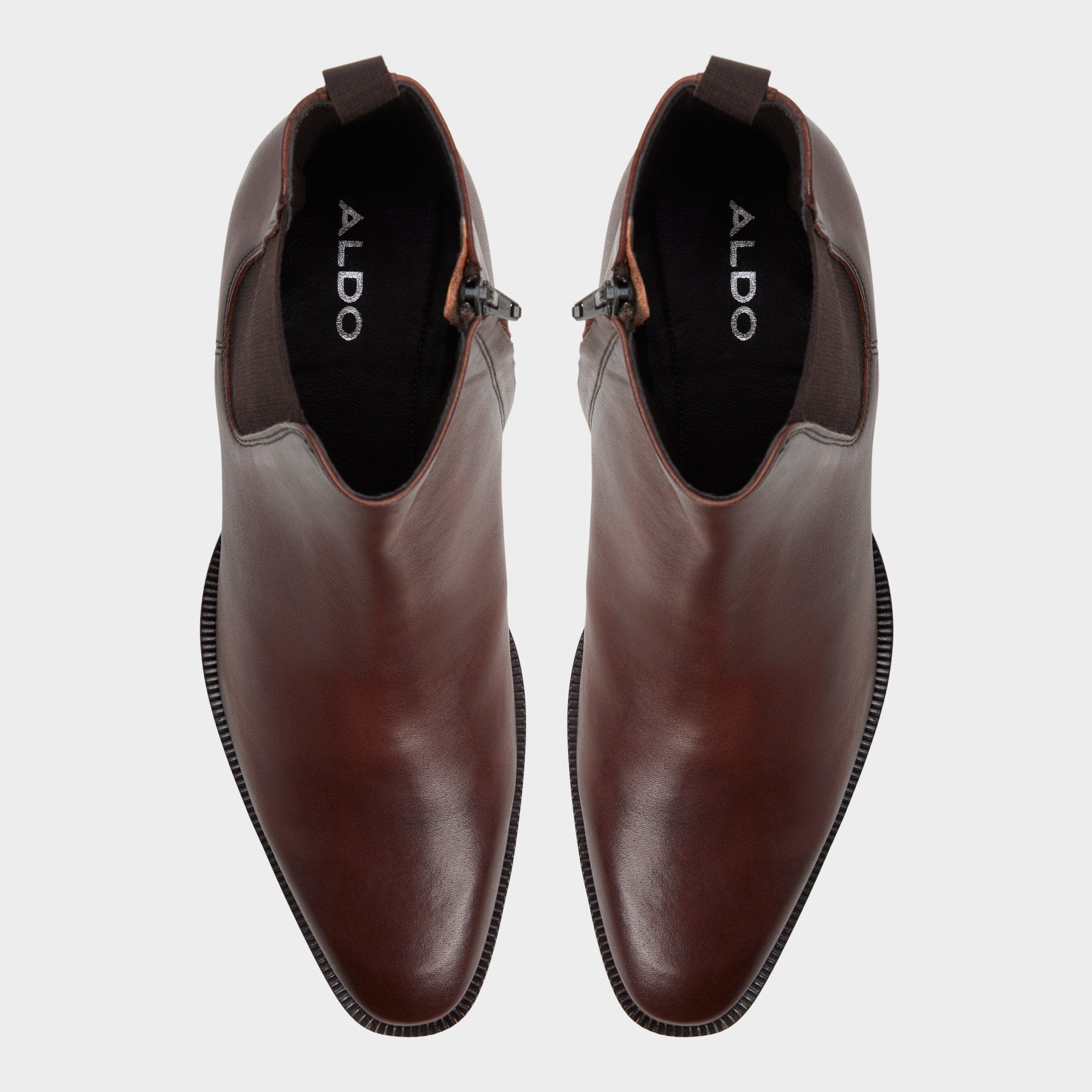 Aldo Jako in Brown - Chelsea boot, Block heel Brown