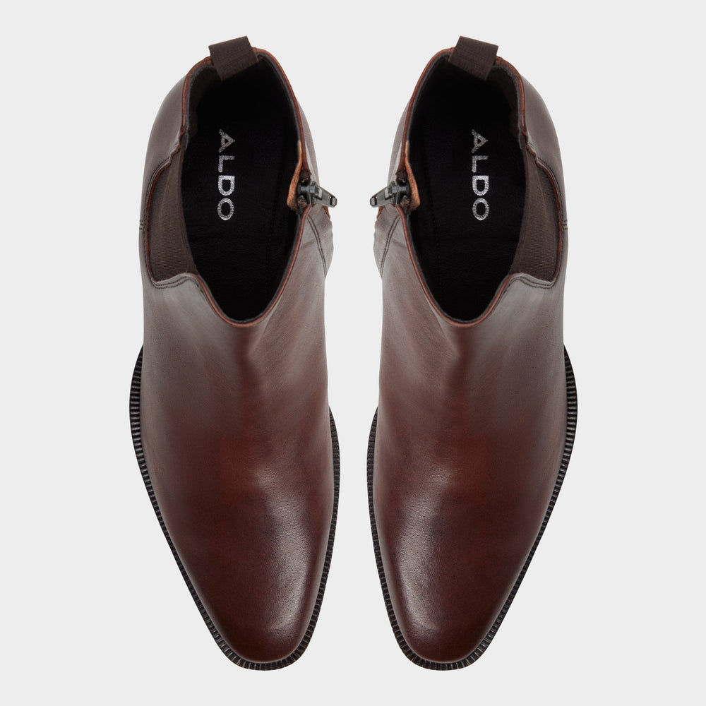 Aldo Jako in Brown - Chelsea boot, Block heel Brown