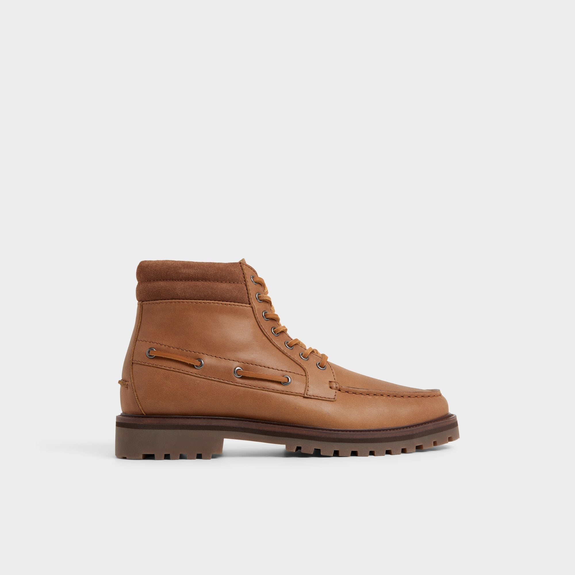 Aldo Farrell in Cognac - Combat boot, Lug sole Cognac