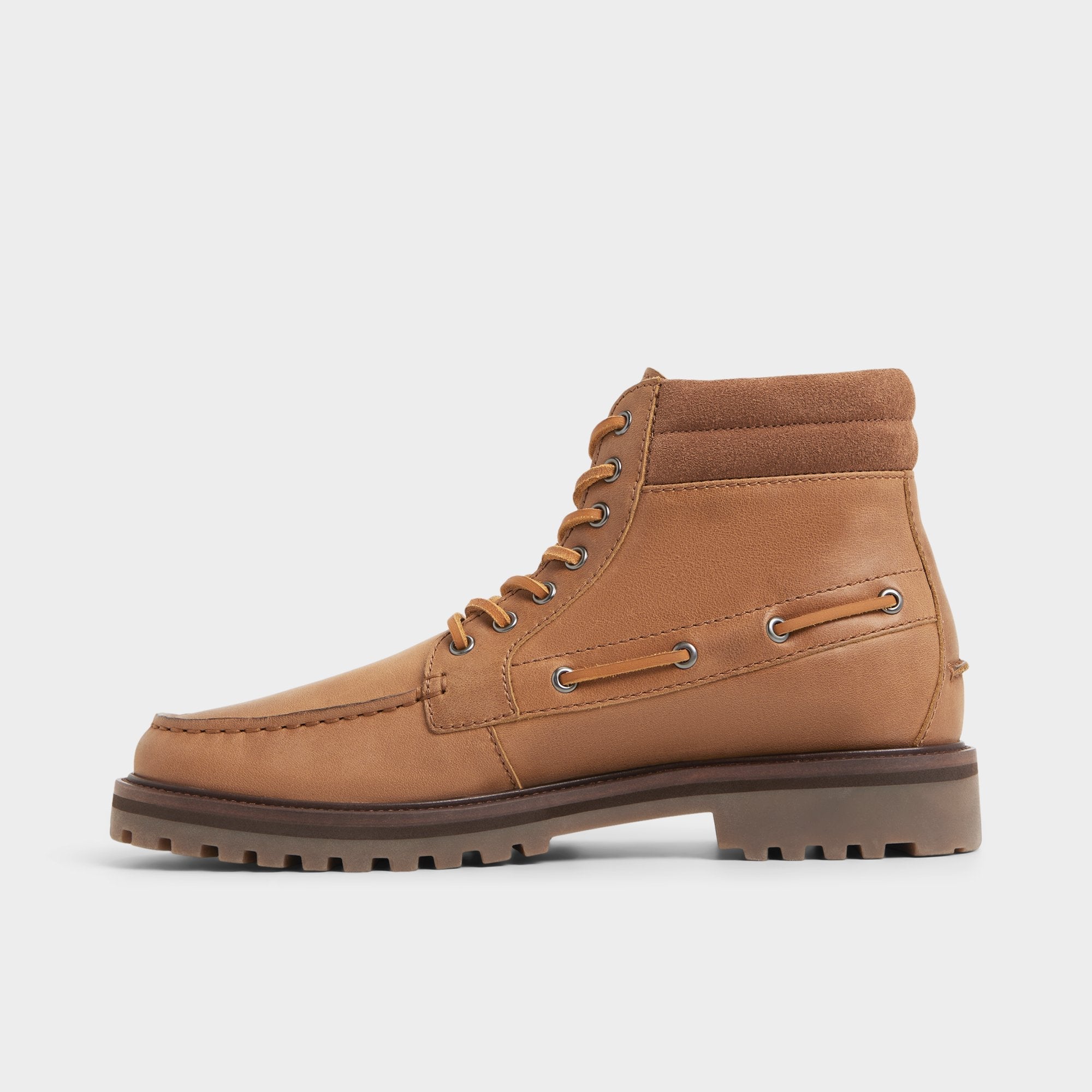 Aldo Farrell in Cognac - Combat boot, Lug sole Cognac