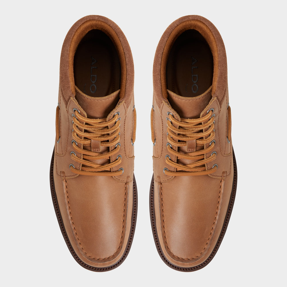 Aldo Farrell in Cognac - Combat boot, Lug sole Cognac