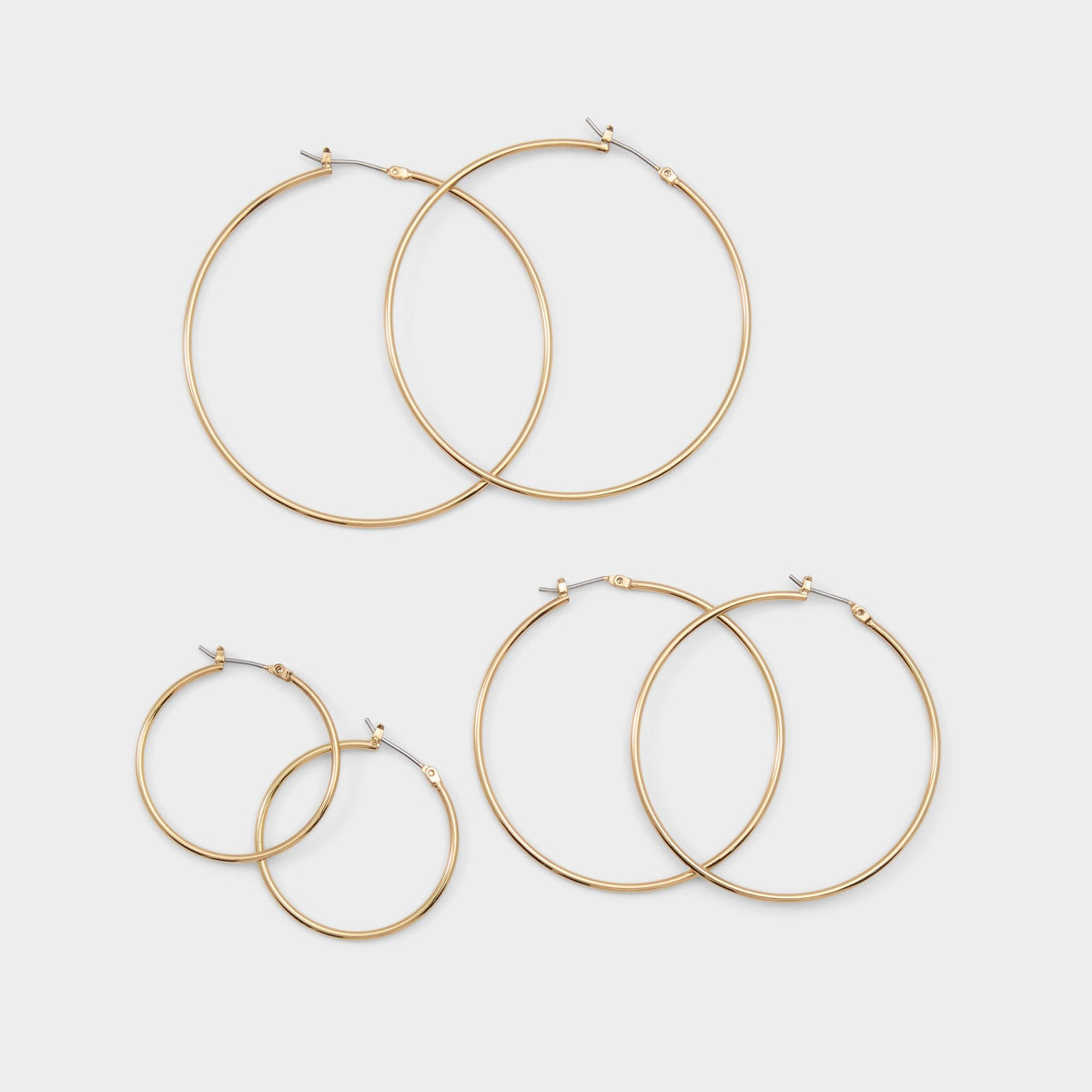 Aldo Dailyhoops in Gold - Earring set Gold