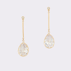 Aldo Cares Gold/Clear Multi Women's Earrings - Chandelier earrings Gold/Clear Multi