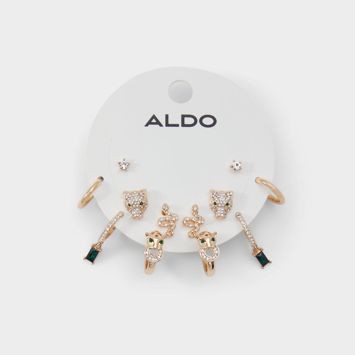 Aldo Junglechic Gold/Clear Multi Women's Earrings - Earrings Gold/Clear Multi