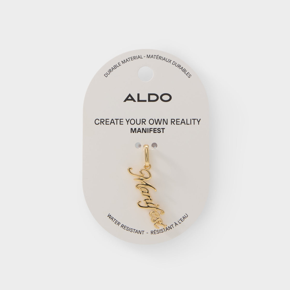 Aldo Manifesto in Gold - Jewelry charm Gold