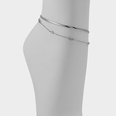 Aldo Gifted Silver Women's Stainless Steel - Anklet Silver