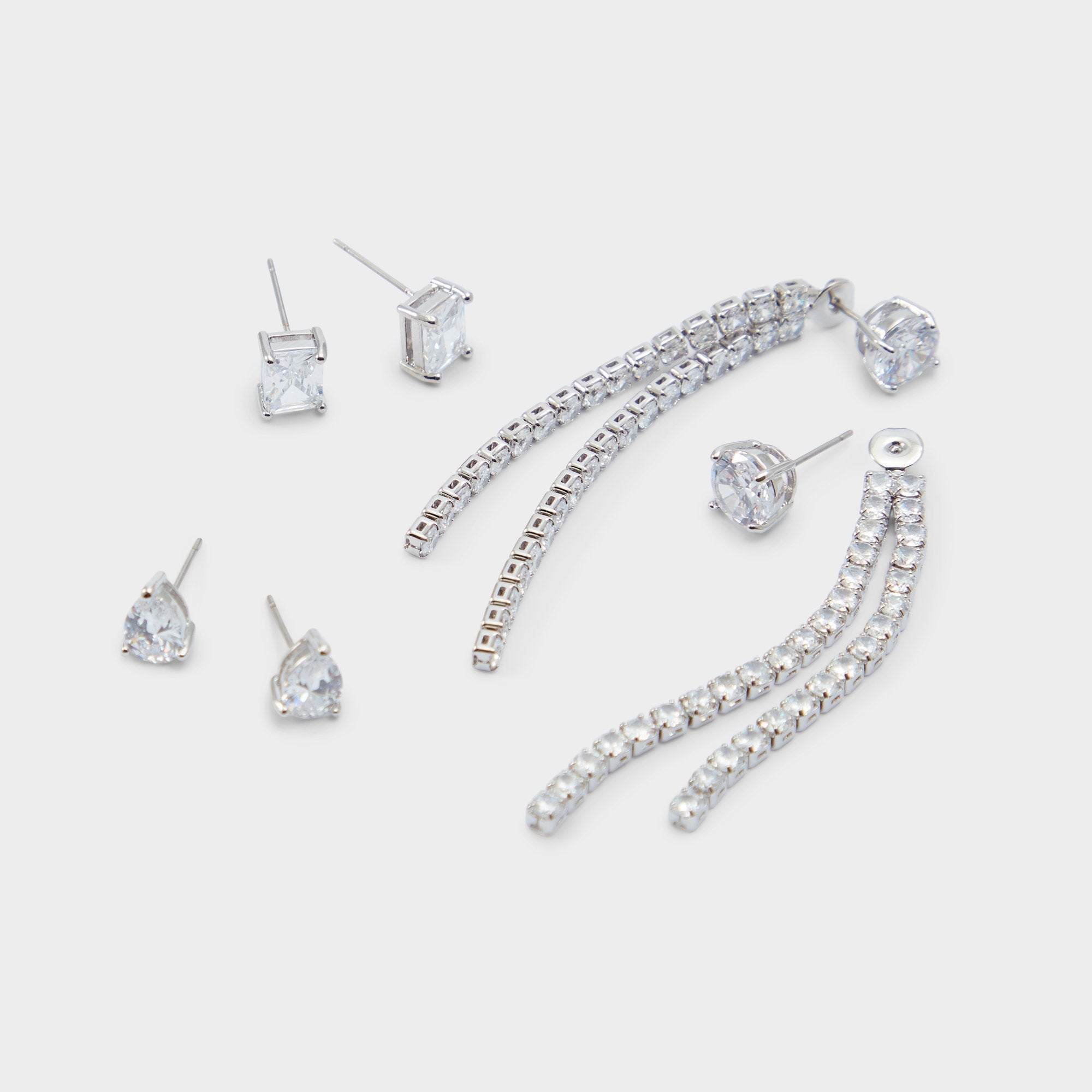 Aldo Javenalia Silver/Clear Multi Women's Earrings - Earrings Silver/Clear Multi
