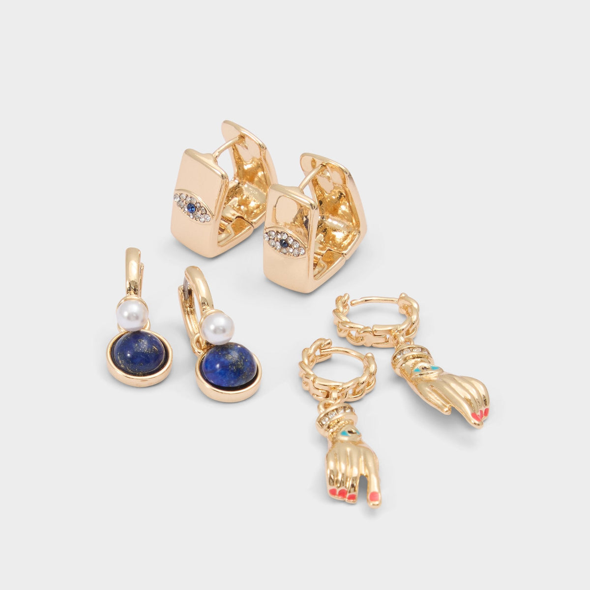 Aldo Mystiquegaze in Navy - Hoop earrings Navy