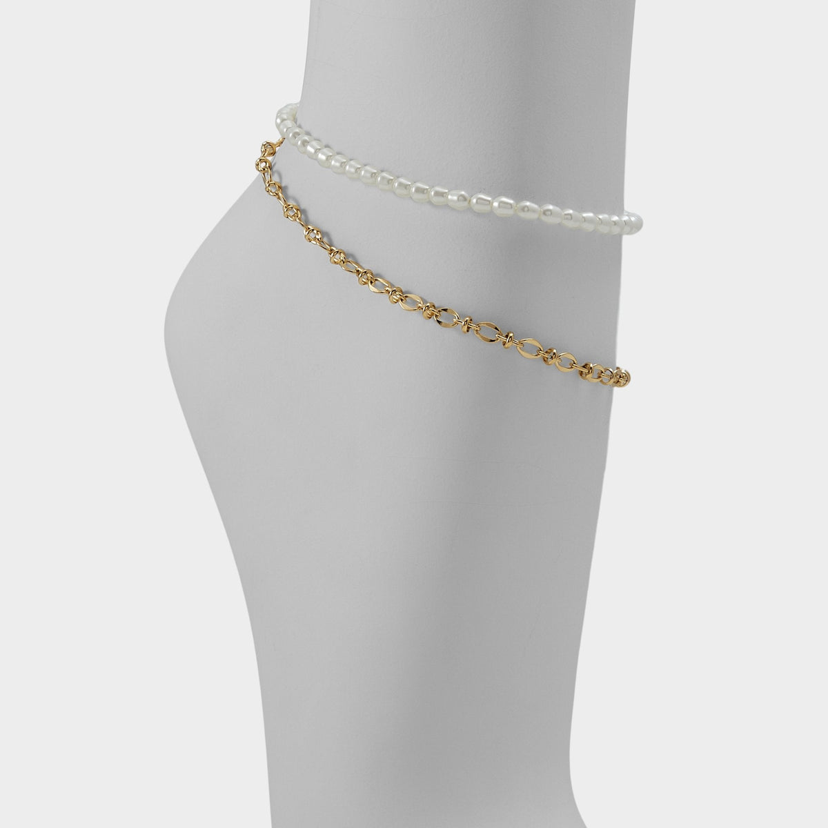 Aldo Courtsiide Gold Women's Aldo Sport Club - Anklet Gold