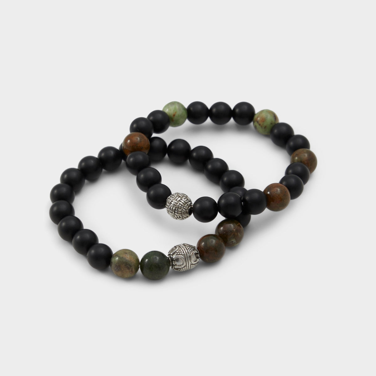 Aldo Bompietra Dark Green Men's Jewelry - Bracelet Dark Green