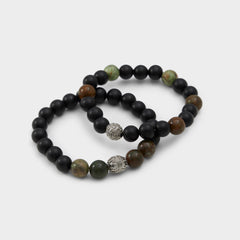 Aldo Bompietra Dark Green Men's Jewelry - Bracelet Dark Green