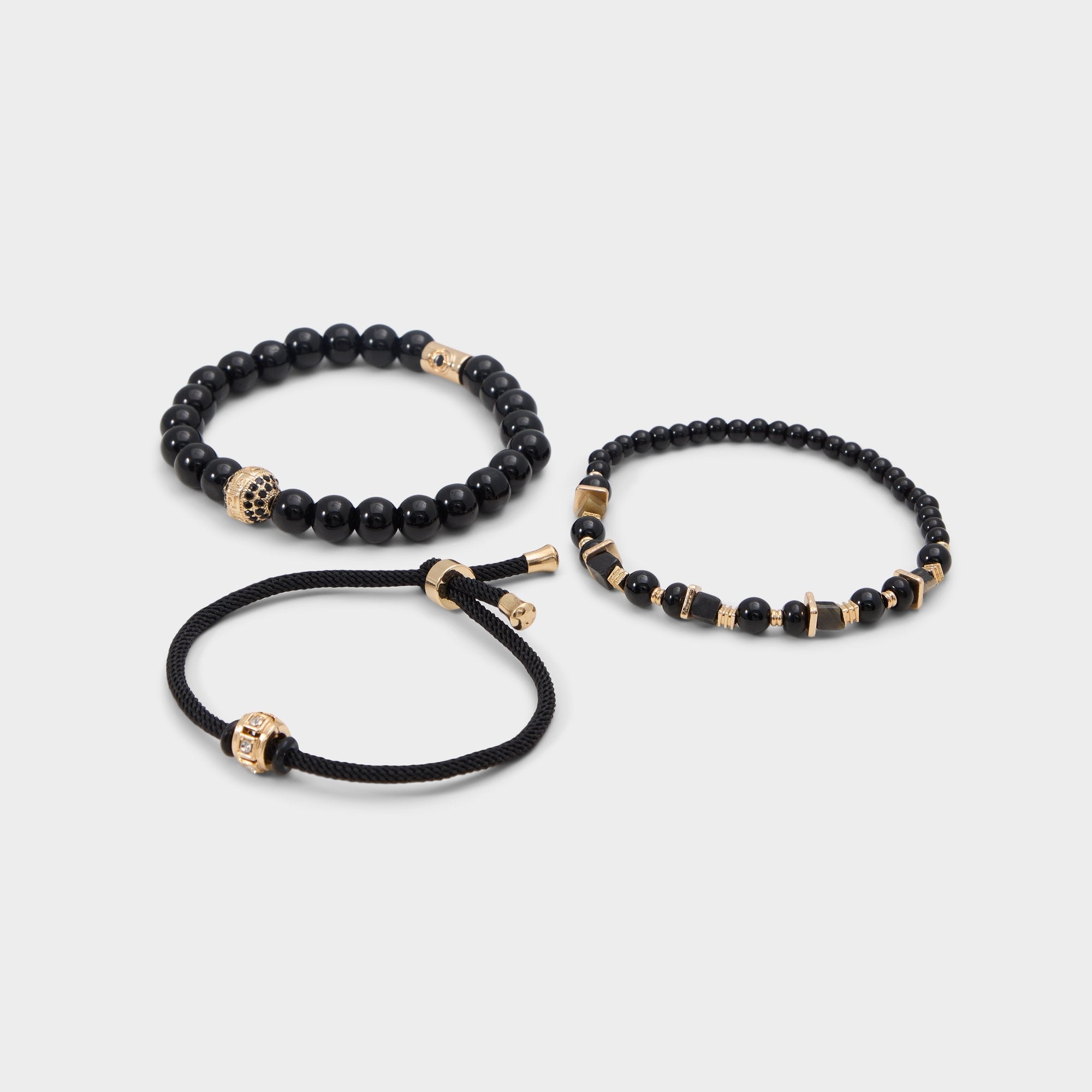 Aldo Justin in Black Gold Multi - Bracelet Black/gold multi