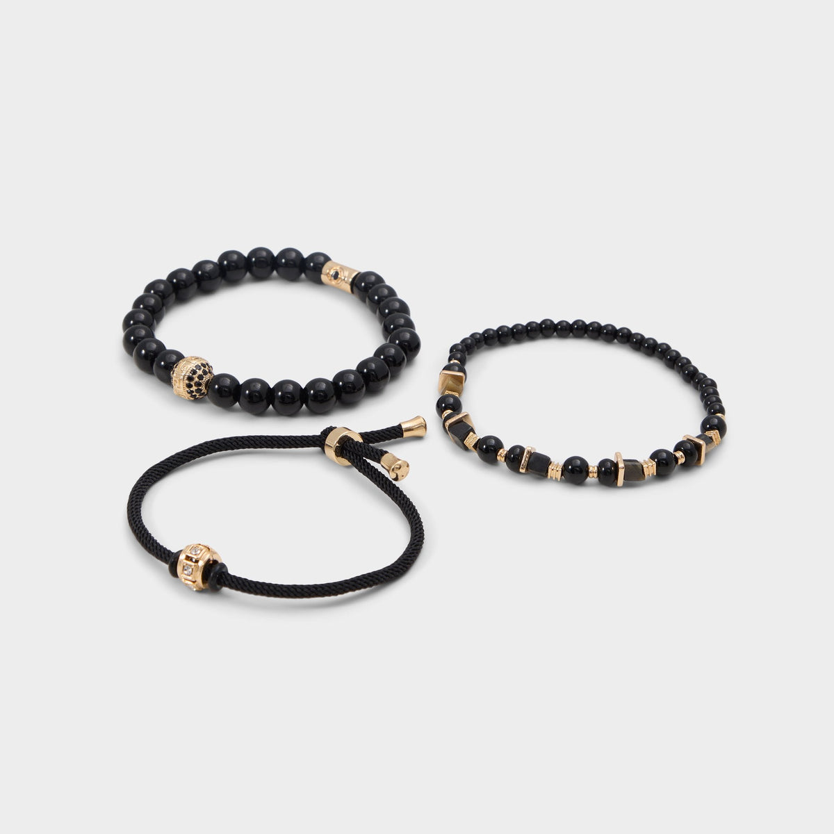 Aldo Justin in Black Gold Multi - Bracelet Black/gold multi
